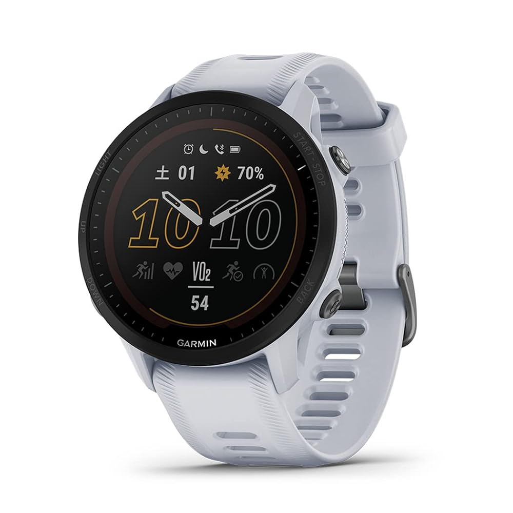 ガーミン GARMIN GPSランニングウォッチ Forerunner 955 Dual Power ソーラー充電 ホワイト 010-02638-D1