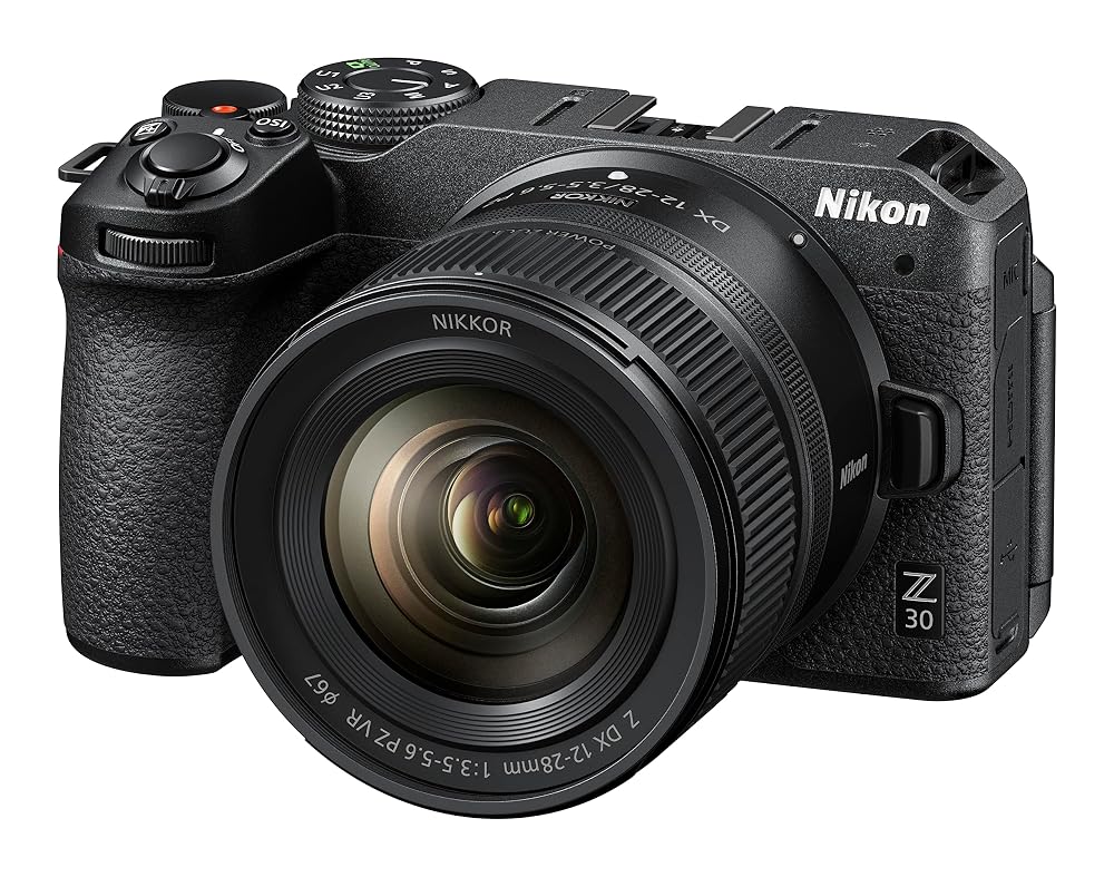 【新品】ニコン Nikon ミラーレス一眼カメラ Z30 12-28 PZ VR レンズキット APS-C 2090万画素 4K動画 ブラック Z30LK12-28