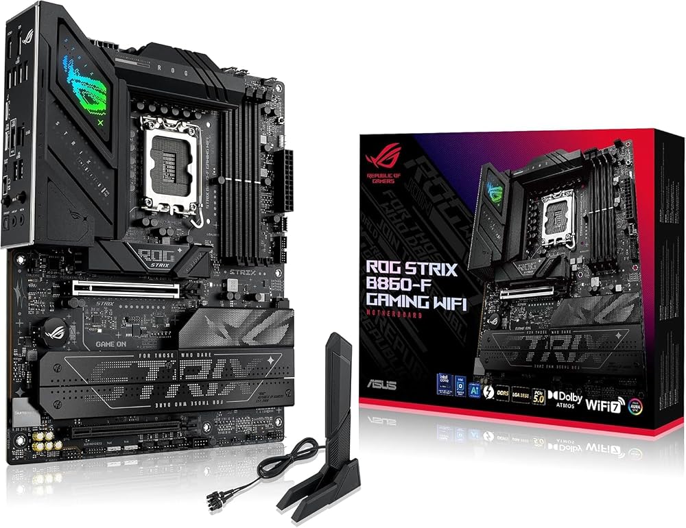 【新品】ASUS マザーボード ROG STRIX B860-F GAMING WIFI ATX intel B860 LGA1851 Core Ultra(シリーズ2)対応 DDR5 Wi-Fi 7
