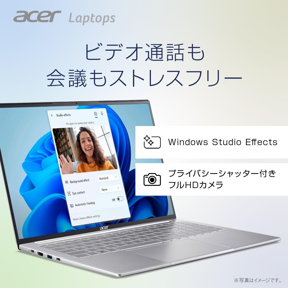 【新品】エイサー Acer ノートパソコン Swift Lite 16 16インチ WUXGA Core Ultra 5 16GB SSD512GB ライトシルバー SFL16-51M-F56Y